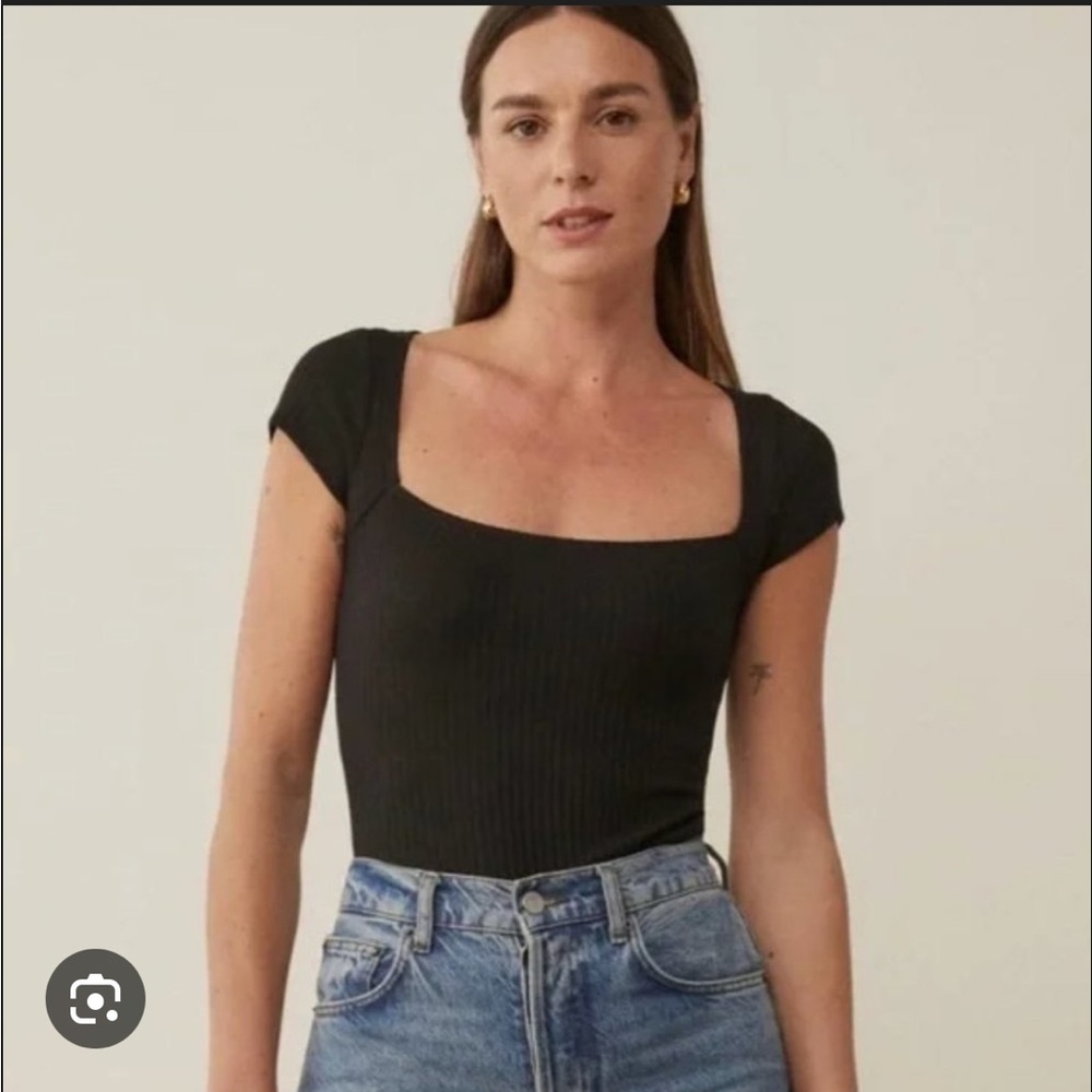 Reformation Jeans Bardot Top